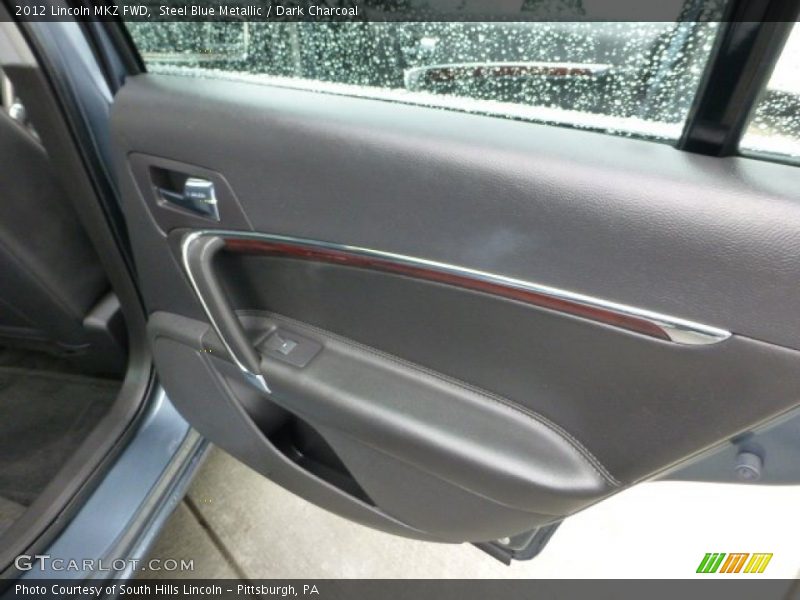 Steel Blue Metallic / Dark Charcoal 2012 Lincoln MKZ FWD