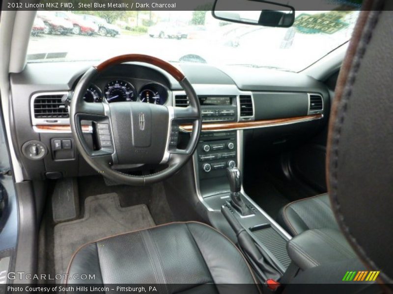 Steel Blue Metallic / Dark Charcoal 2012 Lincoln MKZ FWD