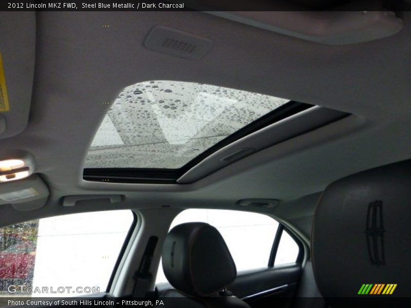Steel Blue Metallic / Dark Charcoal 2012 Lincoln MKZ FWD