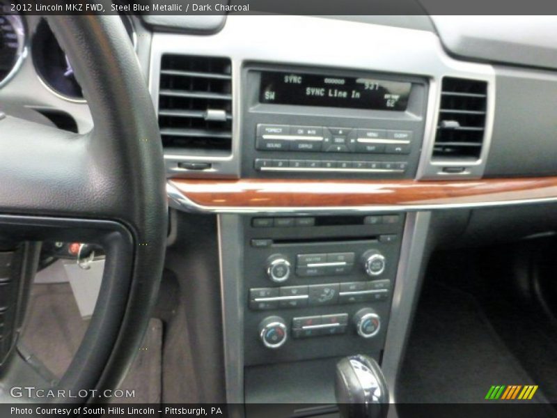 Steel Blue Metallic / Dark Charcoal 2012 Lincoln MKZ FWD