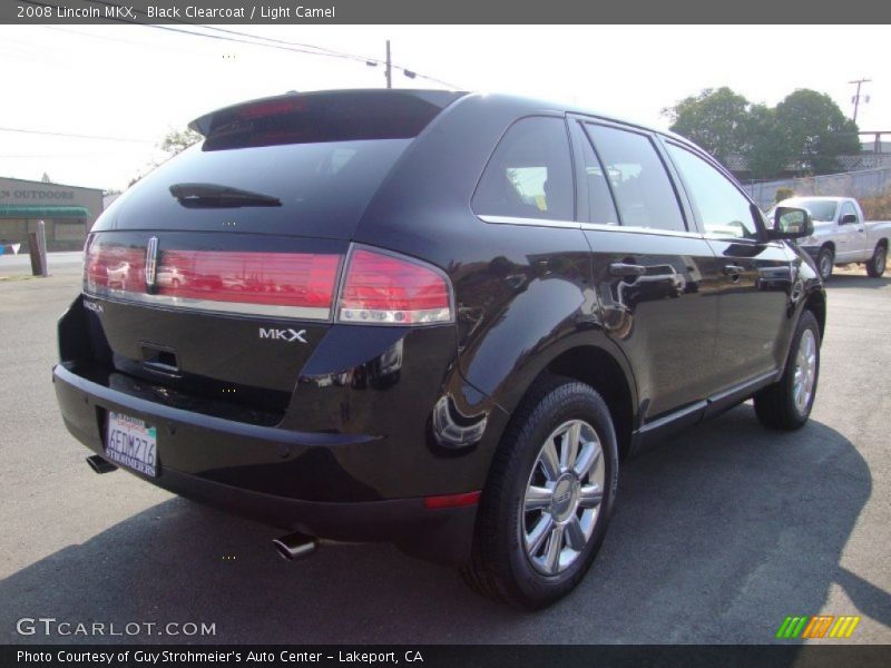 Black Clearcoat / Light Camel 2008 Lincoln MKX