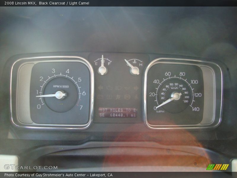 Black Clearcoat / Light Camel 2008 Lincoln MKX