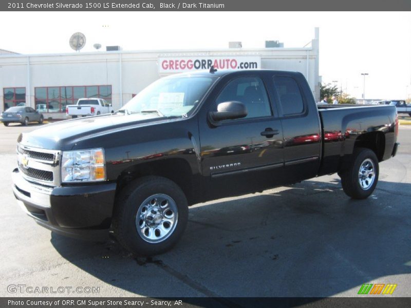 Black / Dark Titanium 2011 Chevrolet Silverado 1500 LS Extended Cab