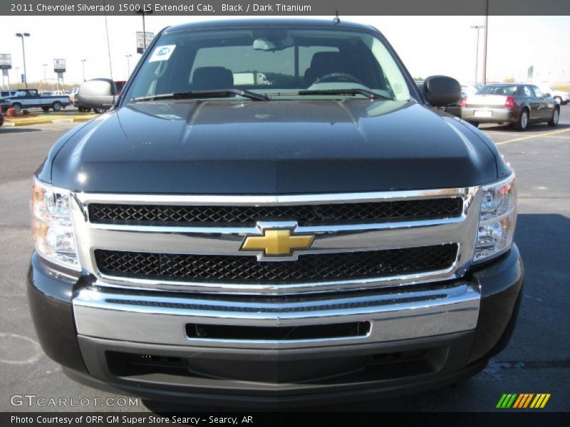 Black / Dark Titanium 2011 Chevrolet Silverado 1500 LS Extended Cab