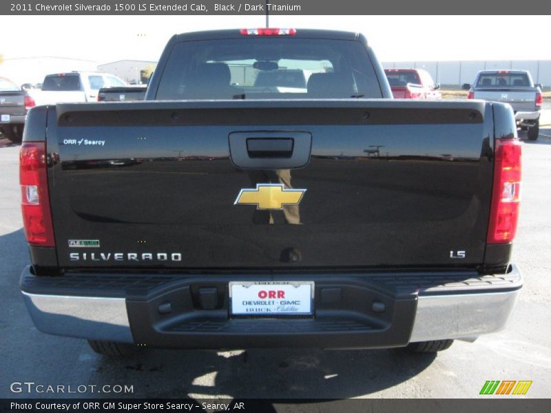 Black / Dark Titanium 2011 Chevrolet Silverado 1500 LS Extended Cab