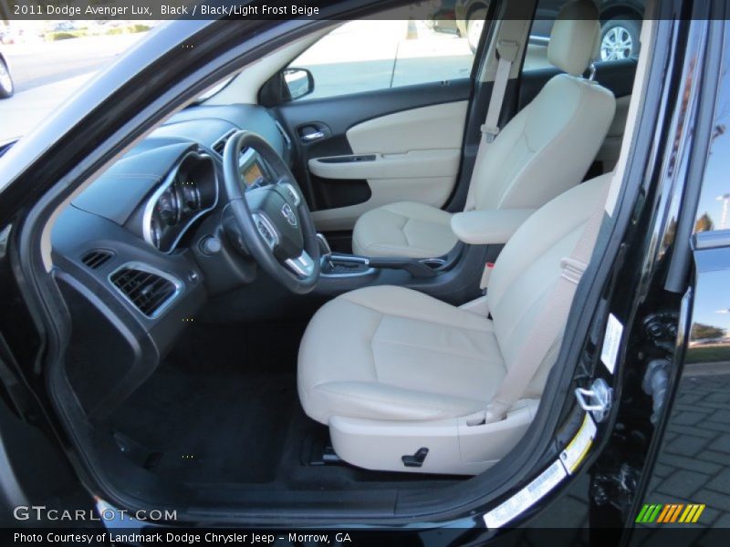 Black / Black/Light Frost Beige 2011 Dodge Avenger Lux