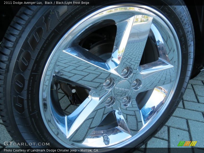 Black / Black/Light Frost Beige 2011 Dodge Avenger Lux