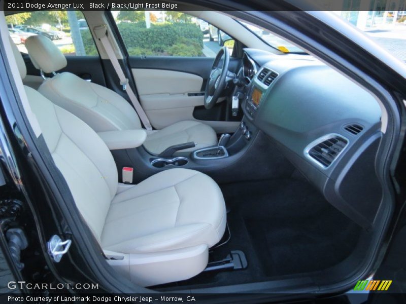 Black / Black/Light Frost Beige 2011 Dodge Avenger Lux