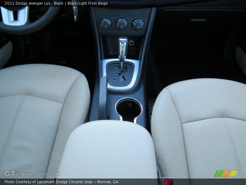 Black / Black/Light Frost Beige 2011 Dodge Avenger Lux