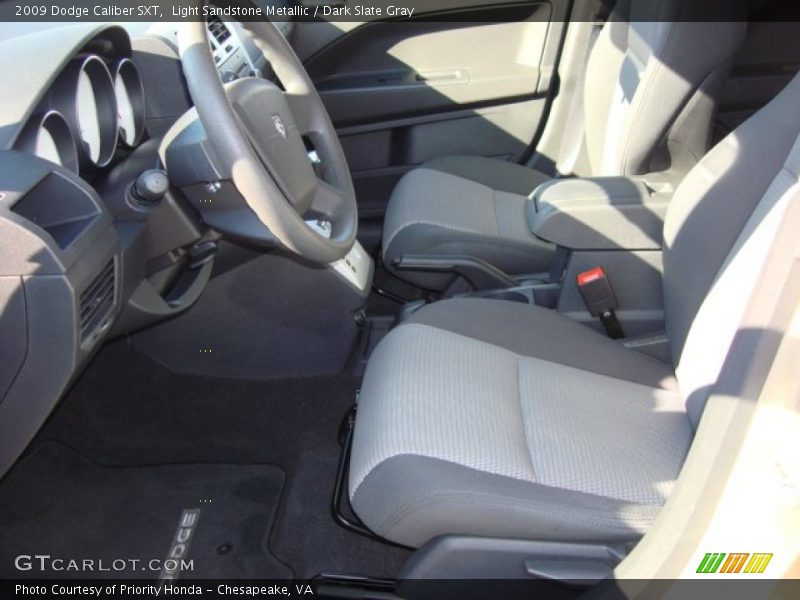 Light Sandstone Metallic / Dark Slate Gray 2009 Dodge Caliber SXT