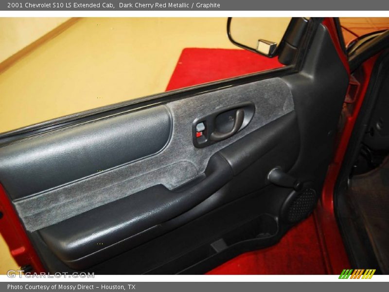 Dark Cherry Red Metallic / Graphite 2001 Chevrolet S10 LS Extended Cab