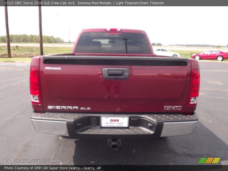 Sonoma Red Metallic / Light Titanium/Dark Titanium 2013 GMC Sierra 1500 SLE Crew Cab 4x4