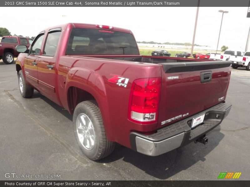 Sonoma Red Metallic / Light Titanium/Dark Titanium 2013 GMC Sierra 1500 SLE Crew Cab 4x4
