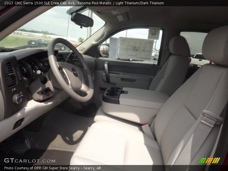 Sonoma Red Metallic / Light Titanium/Dark Titanium 2013 GMC Sierra 1500 SLE Crew Cab 4x4
