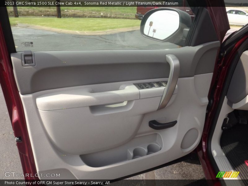 Sonoma Red Metallic / Light Titanium/Dark Titanium 2013 GMC Sierra 1500 SLE Crew Cab 4x4