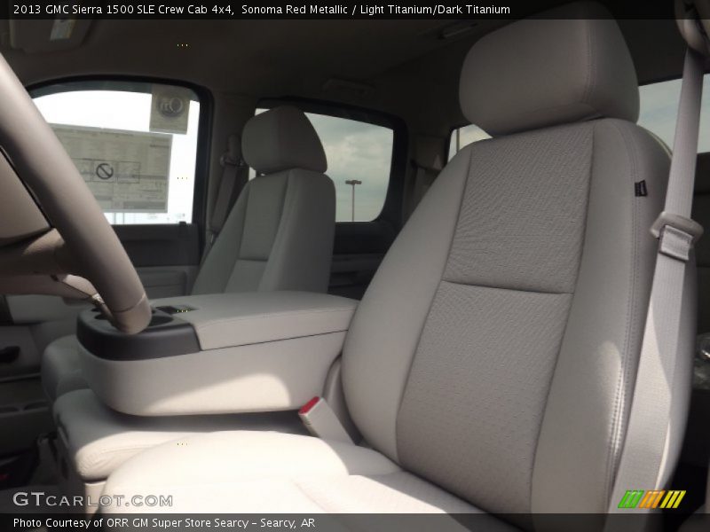 Sonoma Red Metallic / Light Titanium/Dark Titanium 2013 GMC Sierra 1500 SLE Crew Cab 4x4