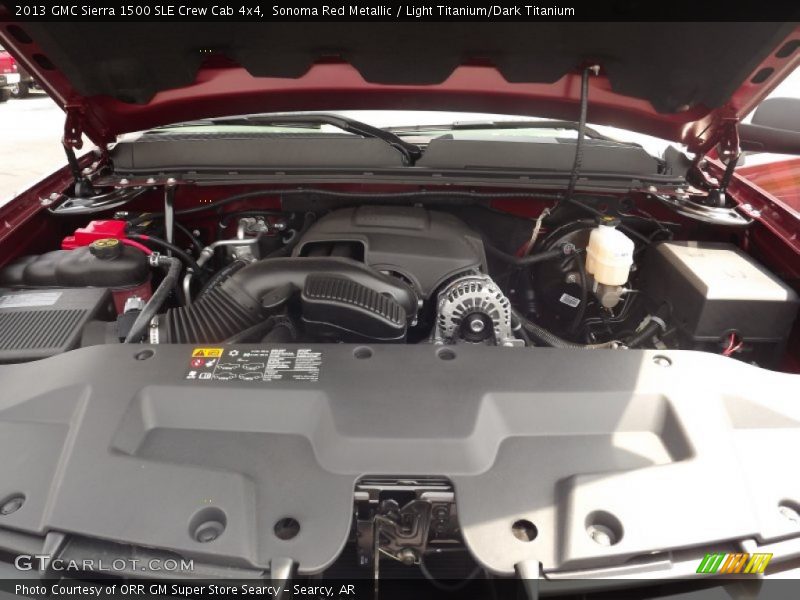 Sonoma Red Metallic / Light Titanium/Dark Titanium 2013 GMC Sierra 1500 SLE Crew Cab 4x4