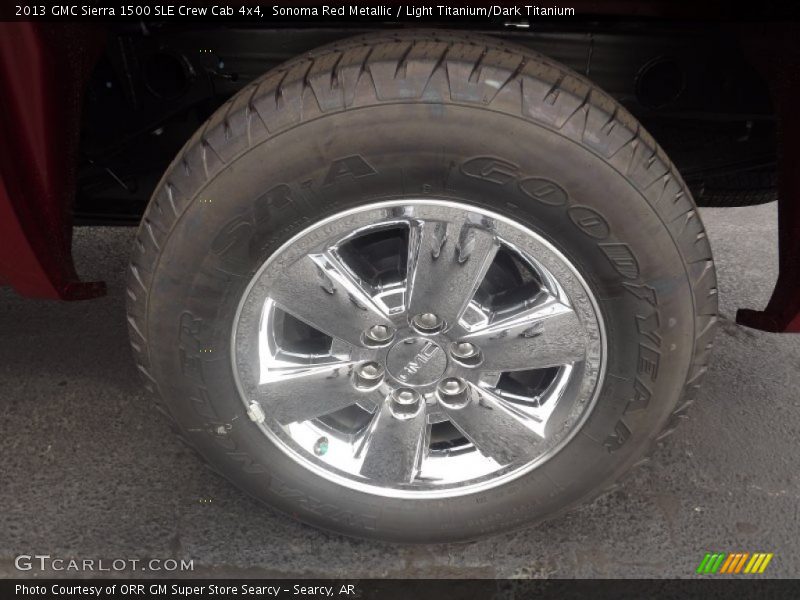 Sonoma Red Metallic / Light Titanium/Dark Titanium 2013 GMC Sierra 1500 SLE Crew Cab 4x4