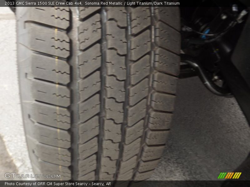 Sonoma Red Metallic / Light Titanium/Dark Titanium 2013 GMC Sierra 1500 SLE Crew Cab 4x4