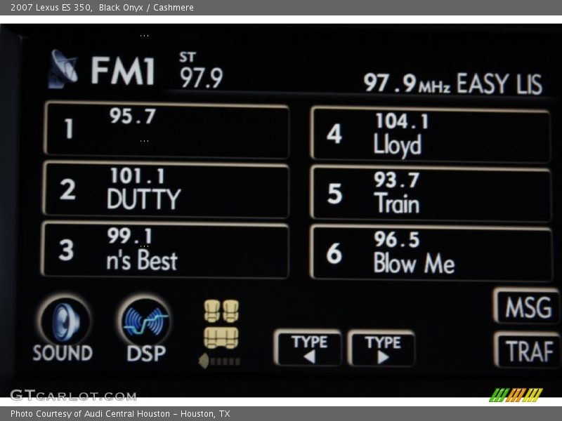 Black Onyx / Cashmere 2007 Lexus ES 350