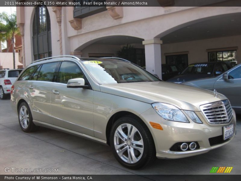 Pearl Beige Metallic / Almond/Mocha 2011 Mercedes-Benz E 350 4Matic Wagon