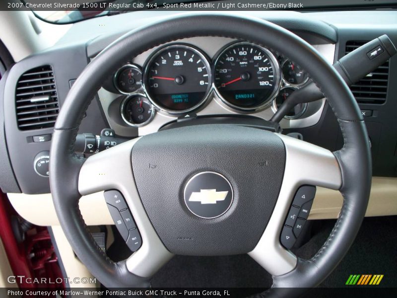 Sport Red Metallic / Light Cashmere/Ebony Black 2007 Chevrolet Silverado 1500 LT Regular Cab 4x4