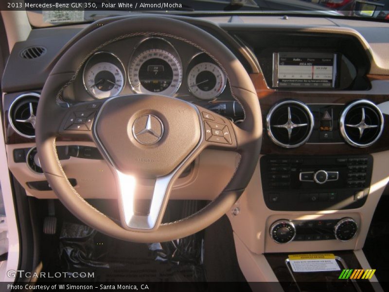 Polar White / Almond/Mocha 2013 Mercedes-Benz GLK 350