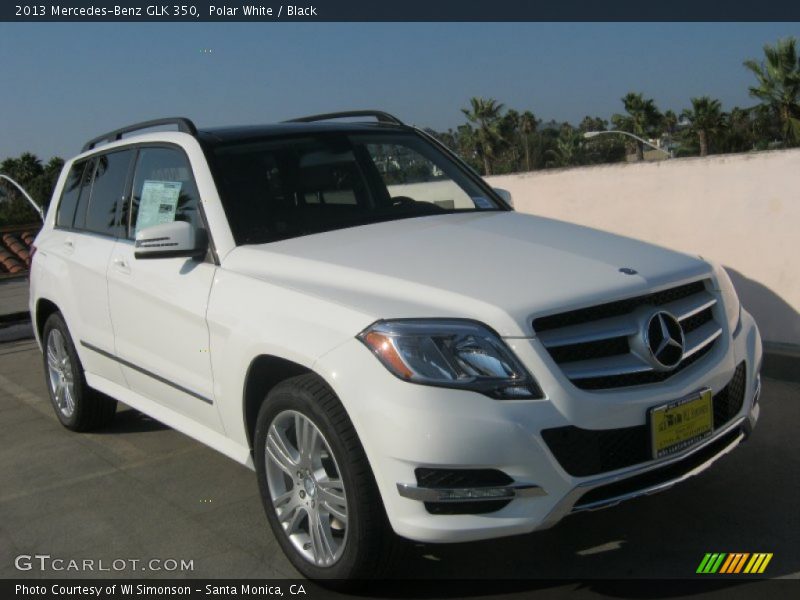 Polar White / Black 2013 Mercedes-Benz GLK 350
