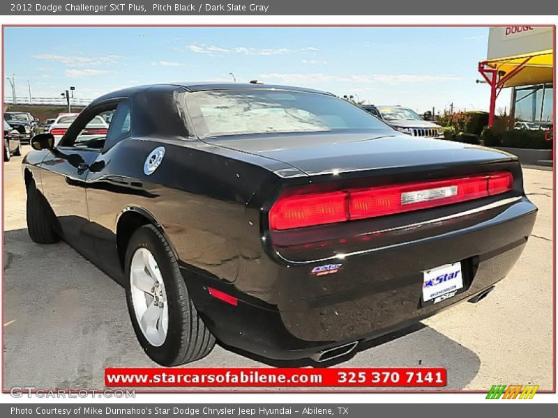 Pitch Black / Dark Slate Gray 2012 Dodge Challenger SXT Plus