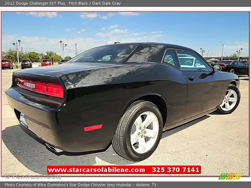 Pitch Black / Dark Slate Gray 2012 Dodge Challenger SXT Plus