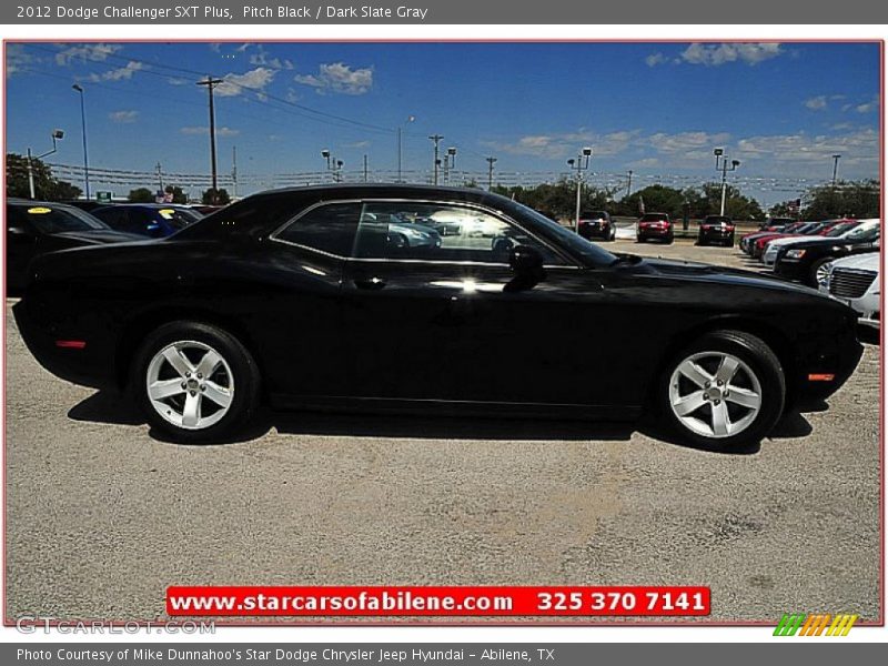 Pitch Black / Dark Slate Gray 2012 Dodge Challenger SXT Plus