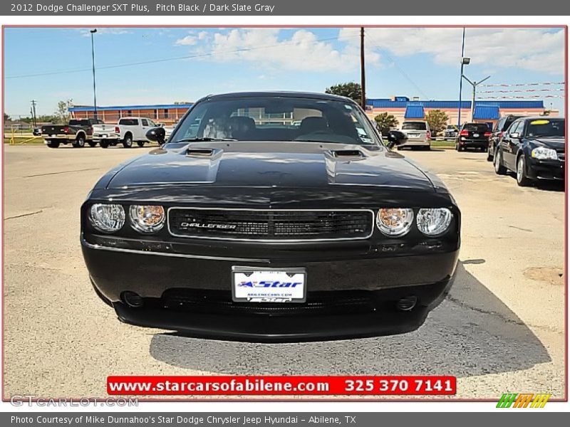 Pitch Black / Dark Slate Gray 2012 Dodge Challenger SXT Plus