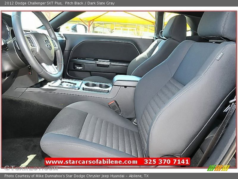 Pitch Black / Dark Slate Gray 2012 Dodge Challenger SXT Plus
