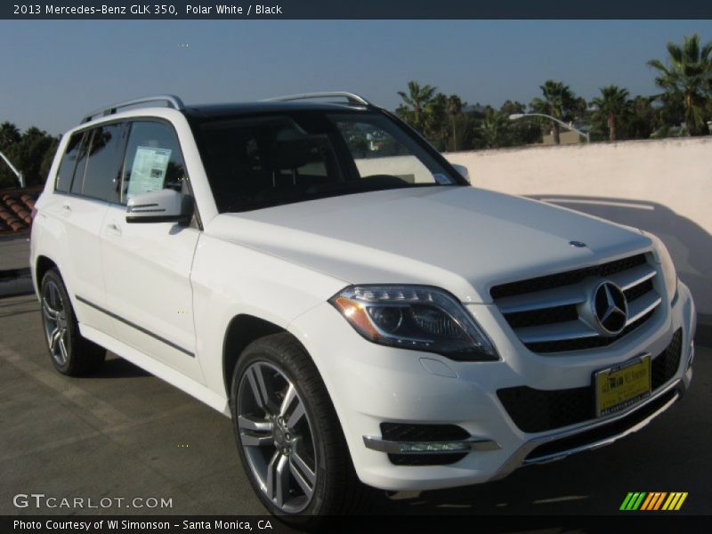 Polar White / Black 2013 Mercedes-Benz GLK 350