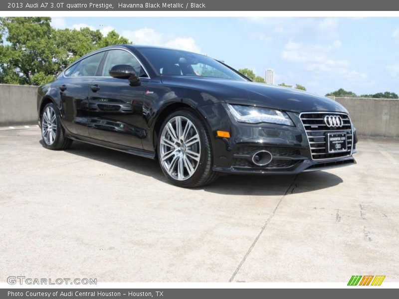 Havanna Black Metallic / Black 2013 Audi A7 3.0T quattro Prestige