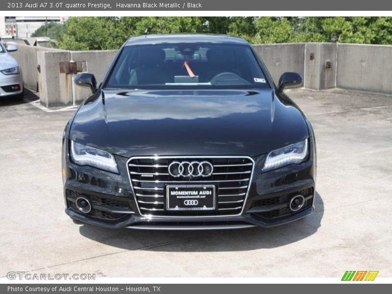 Havanna Black Metallic / Black 2013 Audi A7 3.0T quattro Prestige