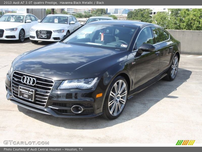 Havanna Black Metallic / Black 2013 Audi A7 3.0T quattro Prestige