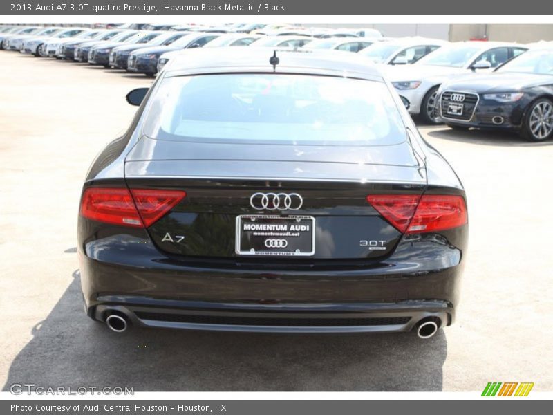 Havanna Black Metallic / Black 2013 Audi A7 3.0T quattro Prestige