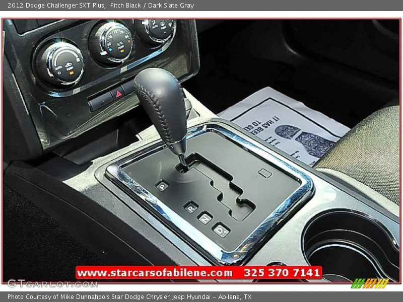 Pitch Black / Dark Slate Gray 2012 Dodge Challenger SXT Plus