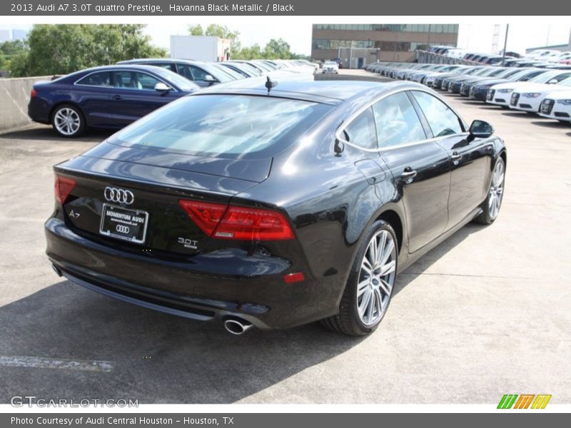 Havanna Black Metallic / Black 2013 Audi A7 3.0T quattro Prestige