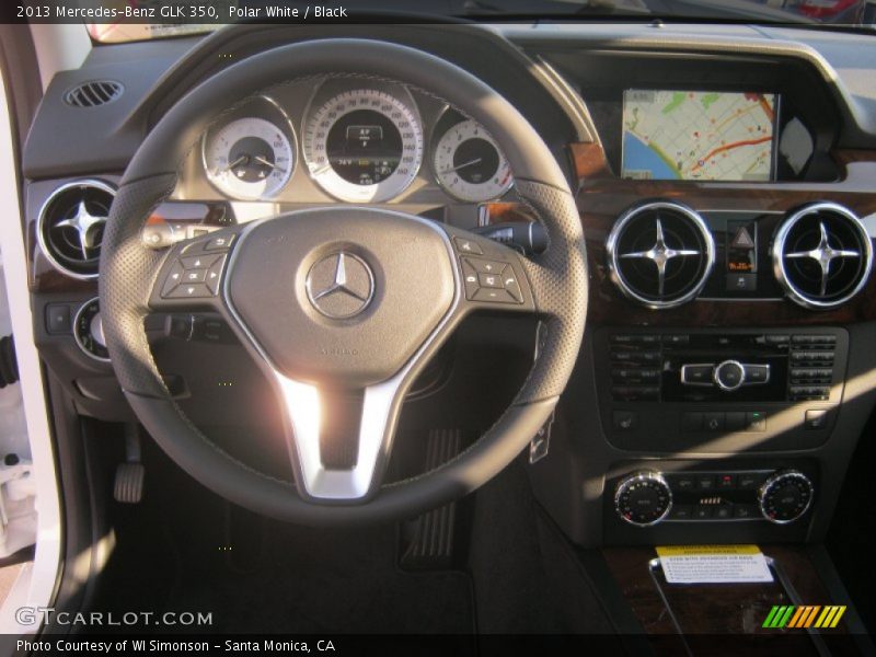 Polar White / Black 2013 Mercedes-Benz GLK 350