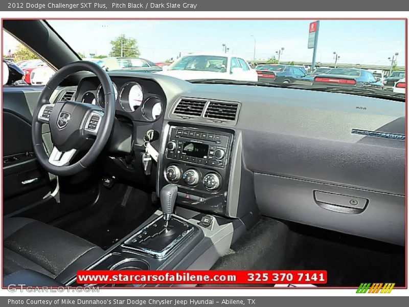 Pitch Black / Dark Slate Gray 2012 Dodge Challenger SXT Plus