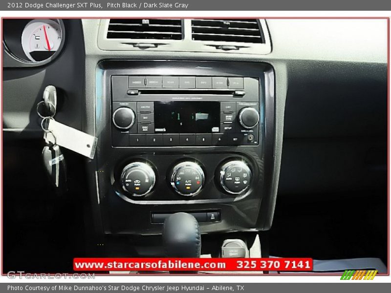 Pitch Black / Dark Slate Gray 2012 Dodge Challenger SXT Plus