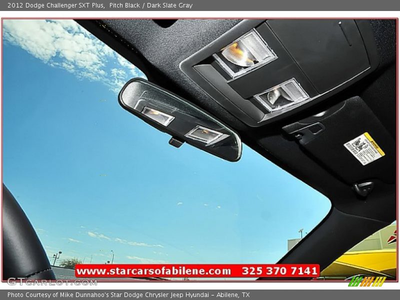 Pitch Black / Dark Slate Gray 2012 Dodge Challenger SXT Plus