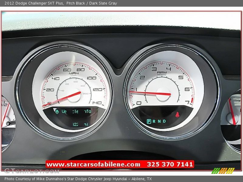 Pitch Black / Dark Slate Gray 2012 Dodge Challenger SXT Plus