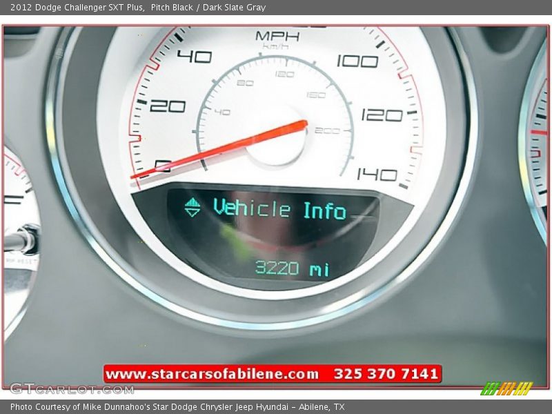 Pitch Black / Dark Slate Gray 2012 Dodge Challenger SXT Plus