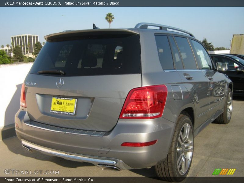 Palladium Silver Metallic / Black 2013 Mercedes-Benz GLK 350