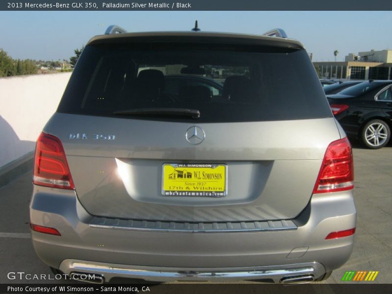 Palladium Silver Metallic / Black 2013 Mercedes-Benz GLK 350