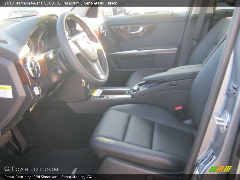 Palladium Silver Metallic / Black 2013 Mercedes-Benz GLK 350