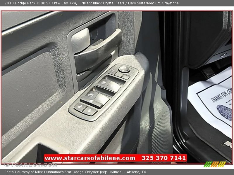 Brilliant Black Crystal Pearl / Dark Slate/Medium Graystone 2010 Dodge Ram 1500 ST Crew Cab 4x4